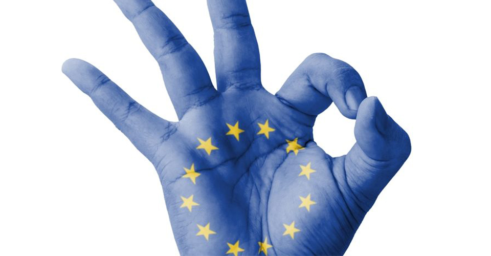 EU-Zulassung OK-Handgeste